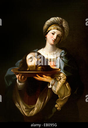 Salome with Saint John the Baptist `s Head on a Tray  ( Bible ) 1761 Mariano Salvador Maella 1739 – 1819  Spain Spanish Stock Photo